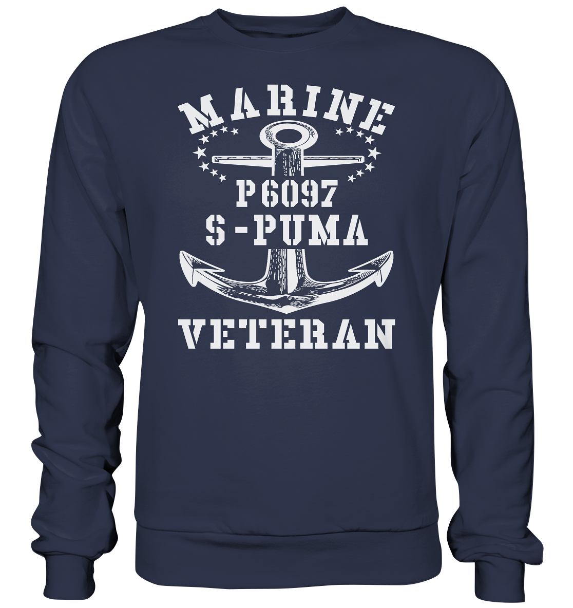 P6097 S-PUMA Marine Veteran - Premium Sweatshirt