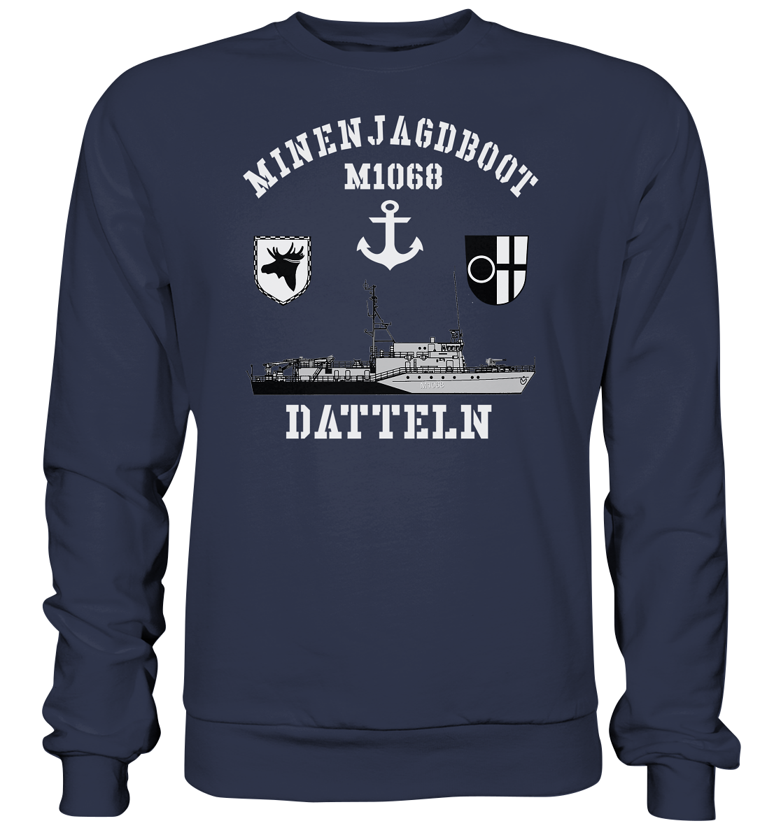 Mij.-Boot M1068 DATTELN Anker 3.MSG - Premium Sweatshirt