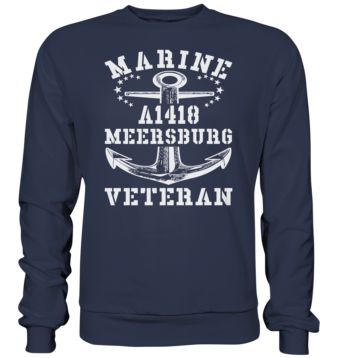 Troßschiff A1418 MEERSBURG Marine Veteran - Premium Sweatshirt