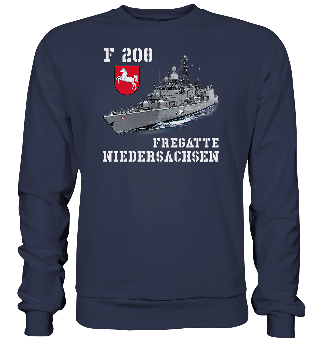 F208 Fregatte NIEDERSACHSEN - Premium Sweatshirt