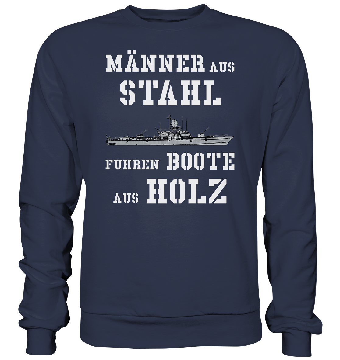 Männer aus Stahl - S-Boot 142er-Klasse - Premium Sweatshirt