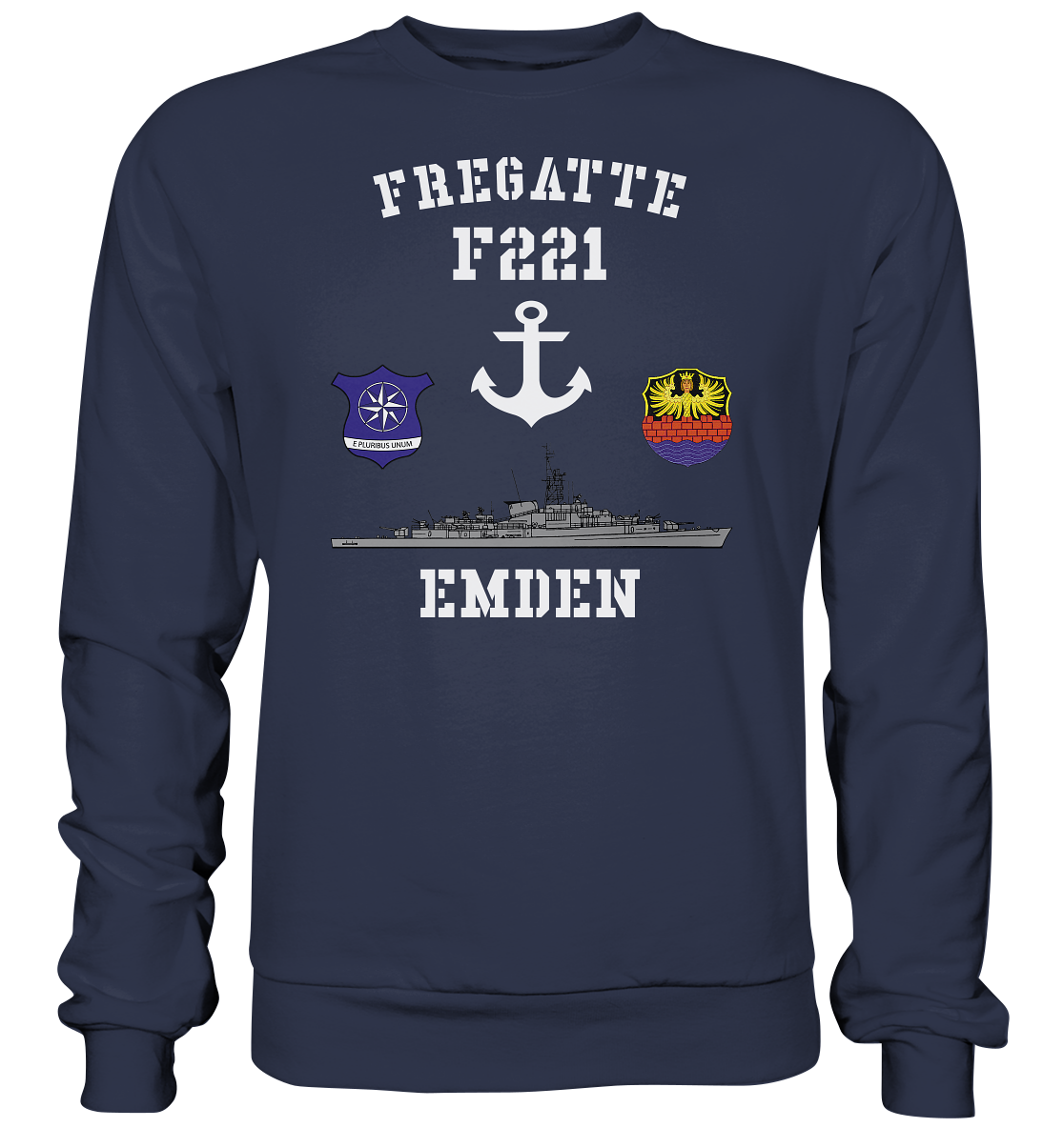 Fregatte F221 EMDEN Anker - Premium Sweatshirt