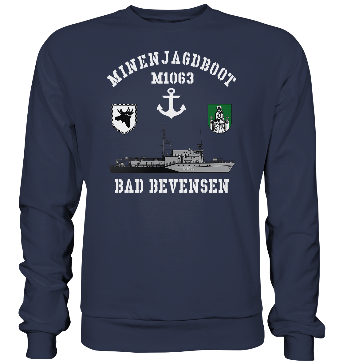Mij.-Boot M1063 BAD BEVENSEN Anker 3.MSG - Premium Sweatshirt