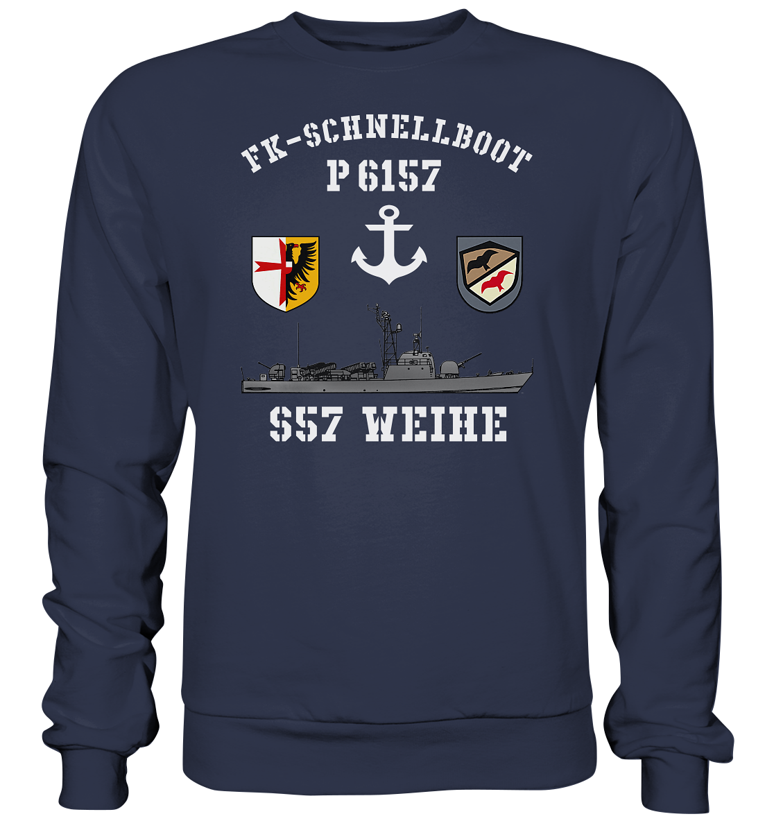 FK-Schnellboot P6157 WEIHE Anker - Premium Sweatshirt
