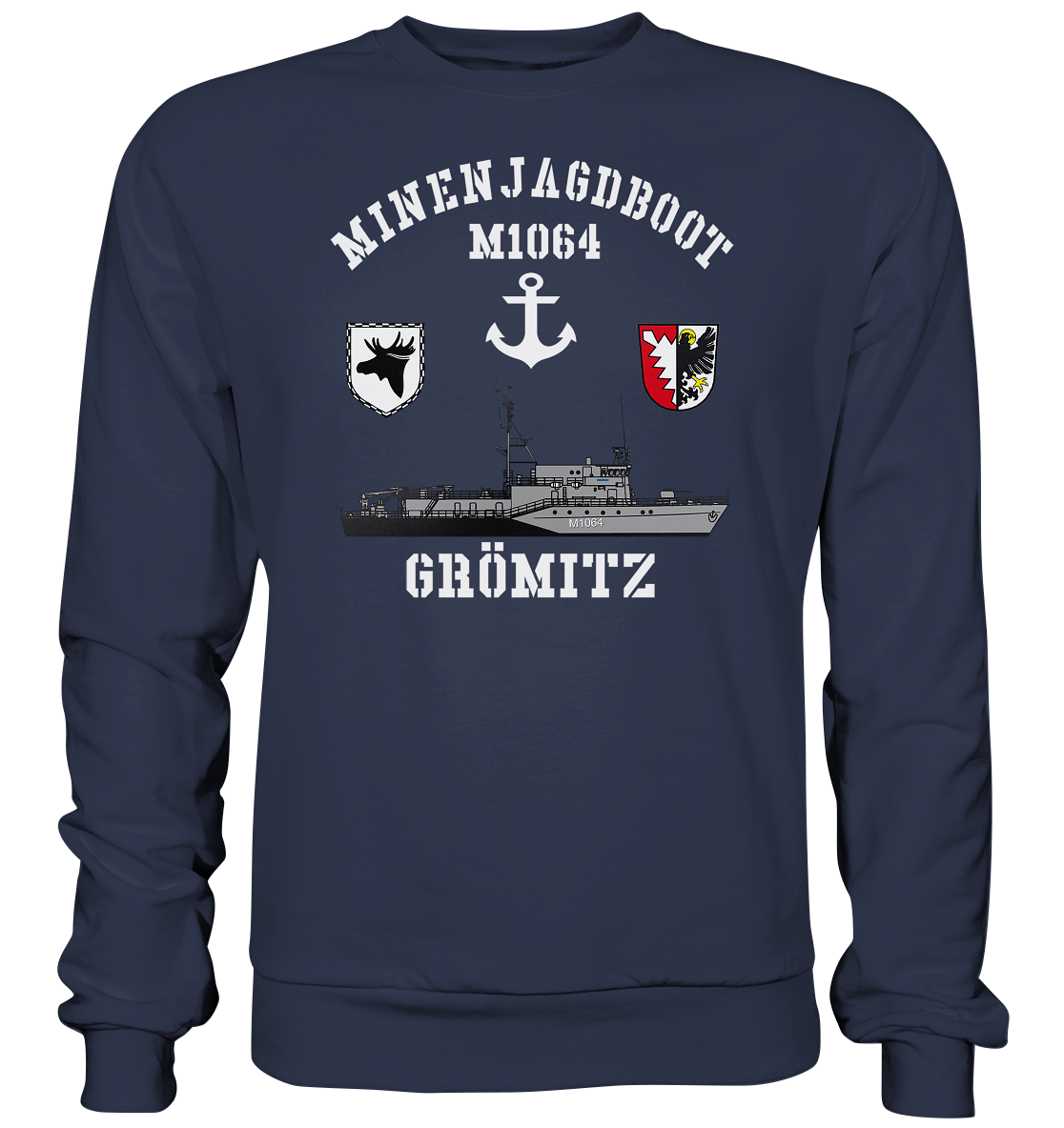 Mij.-Boot M1064 GRÖMITZ Anker 3.MSG - Premium Sweatshirt