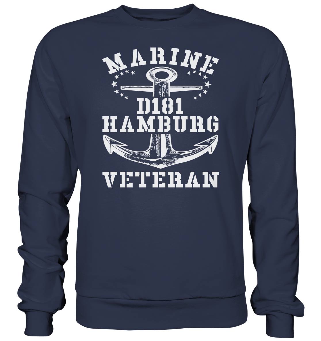 Zerstörer D181 HAMBURG Marine Veteran - Premium Sweatshirt