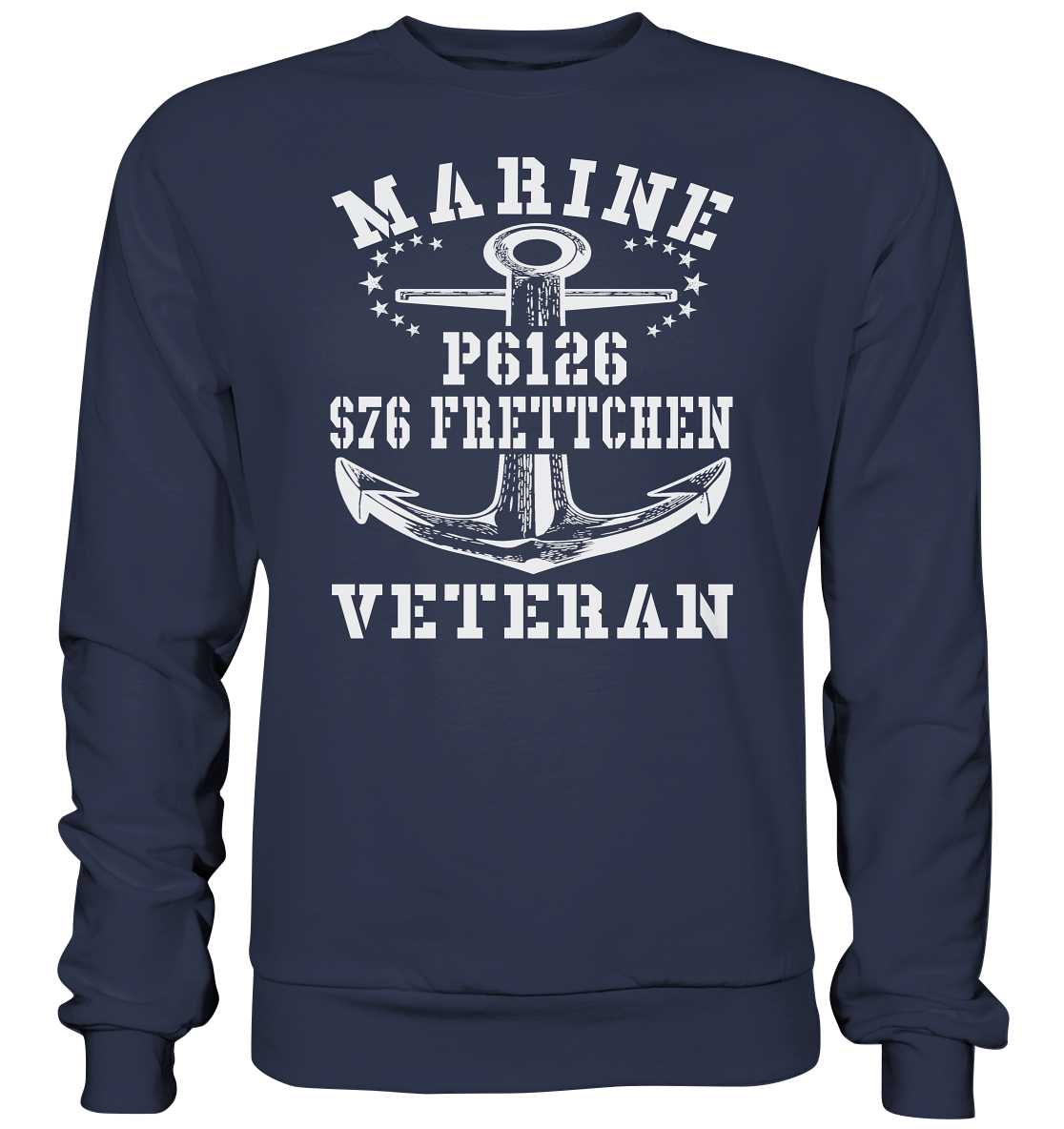 FK-Schnellboot P6126 FRETTCHEN Marine Veteran - Premium Sweatshirt