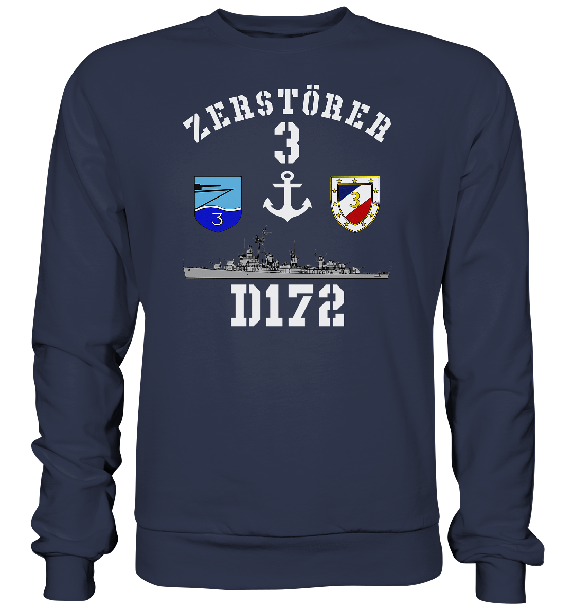 D172 ZERSTÖRER 3 Anker - Premium Sweatshirt