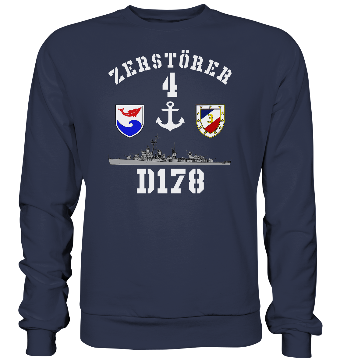 D178 ZERSTÖRER 4 Anker - Premium Sweatshirt