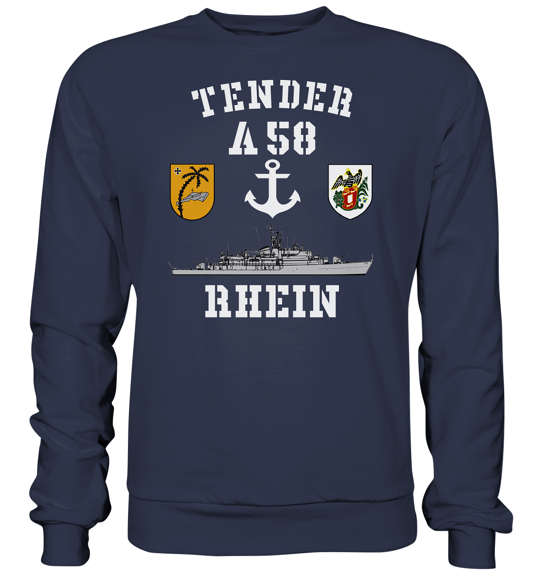 Tender A58 RHEIN 3.SG ANKER - Premium Sweatshirt