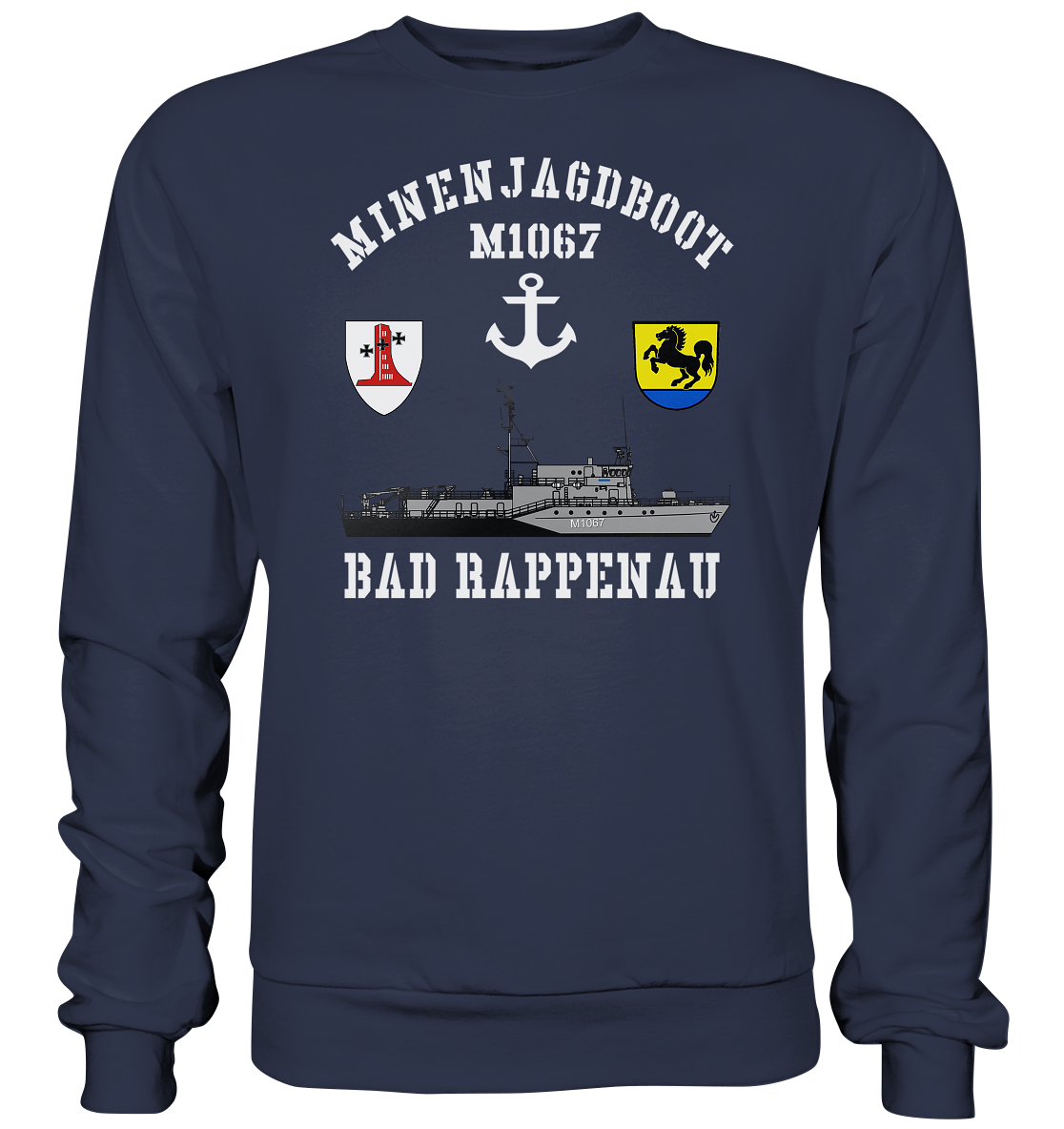 Mij.-Boot M1067 BAD RAPPENAU Anker 1.MSG - Premium Sweatshirt