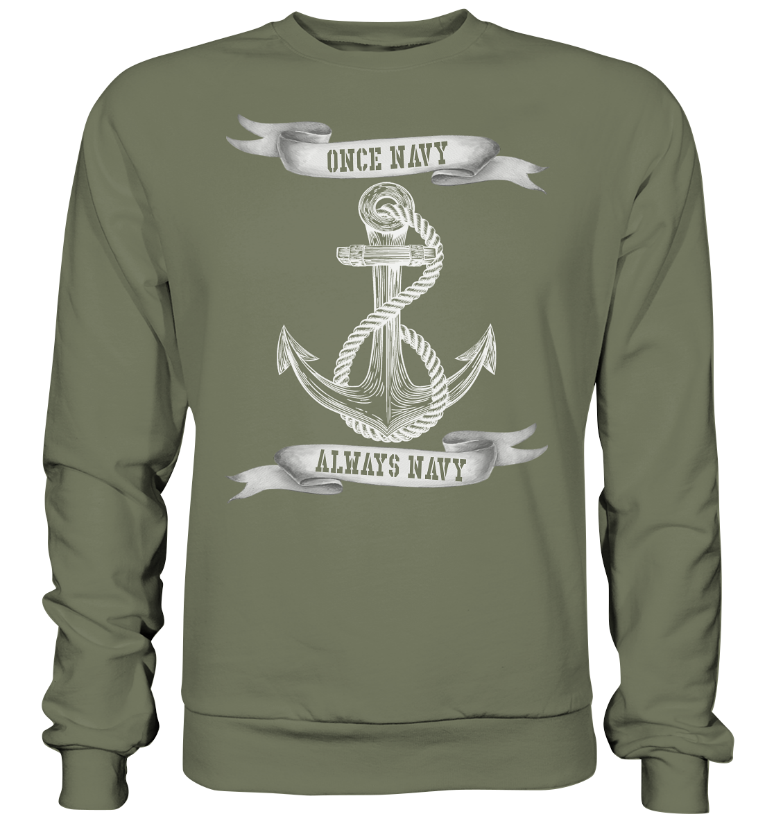 ANKER once Navy - always Navy - Premium Sweatshirt
