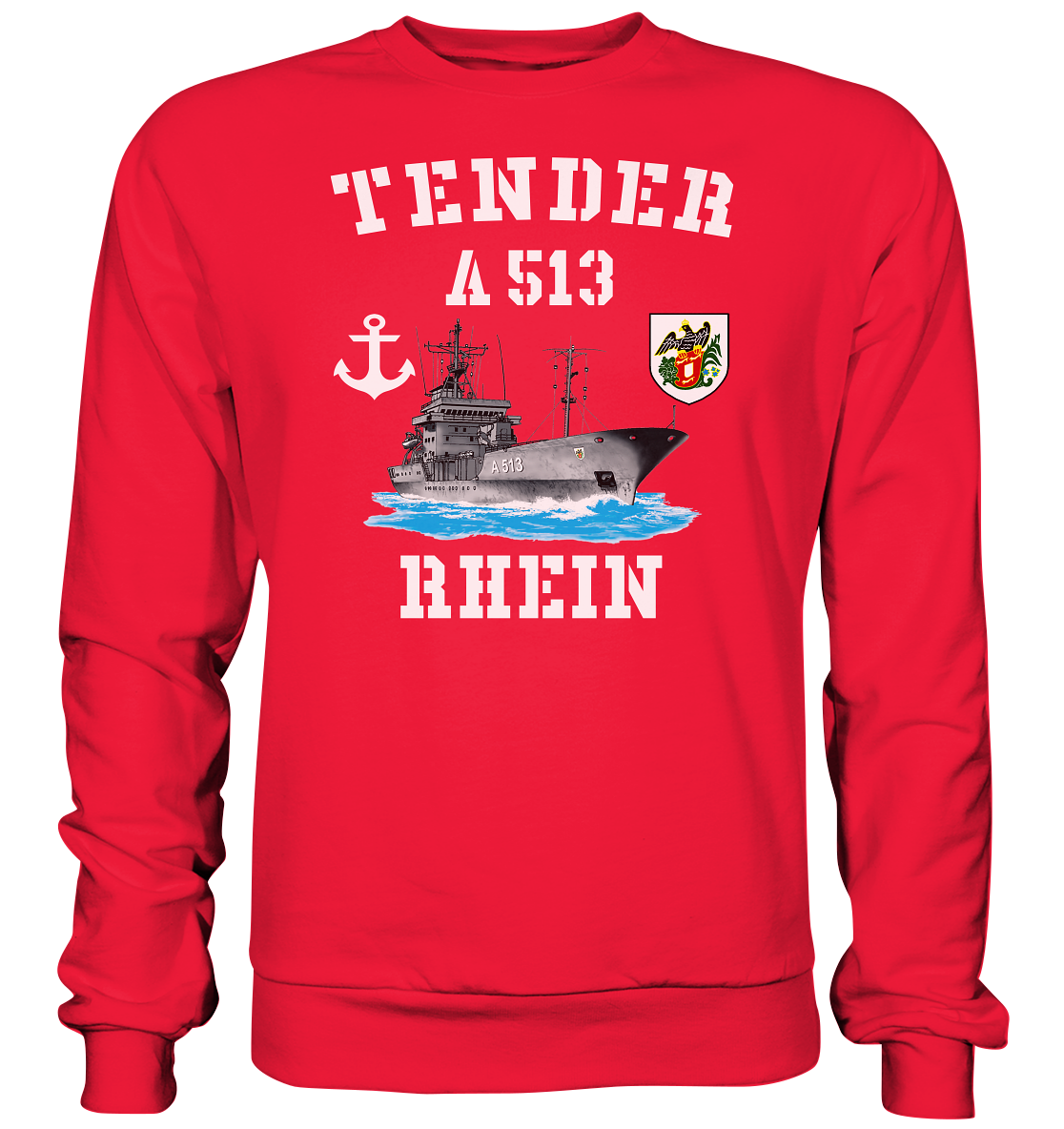 Tender A513 RHEIN Anker - Premium Sweatshirt