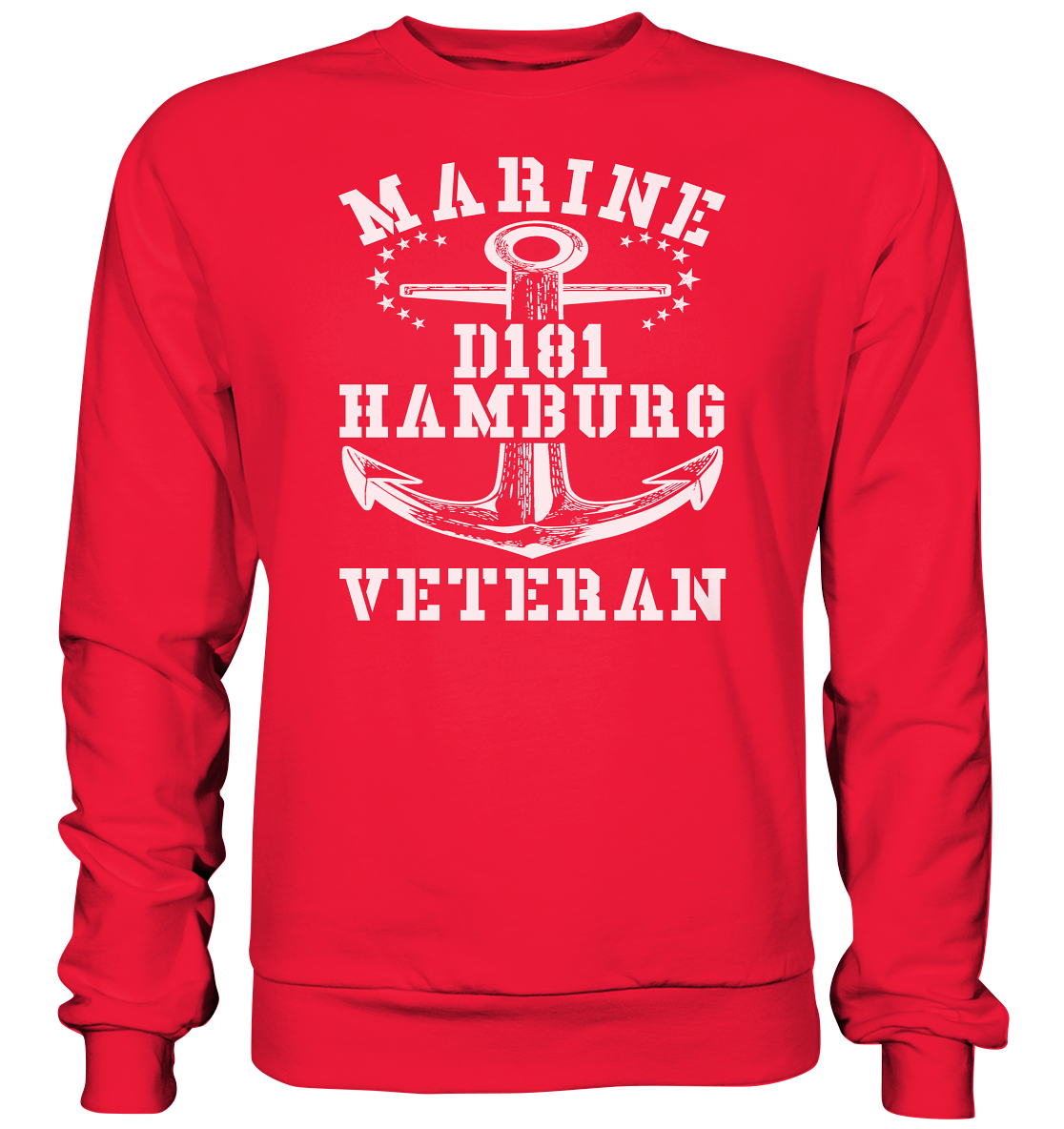 Zerstörer D181 HAMBURG Marine Veteran - Premium Sweatshirt