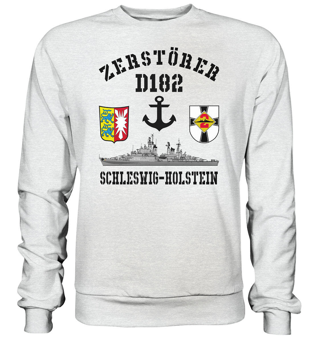 Zerstörer D182 SCHLESWIG-HOLSTEIN Anker - Premium Sweatshirt