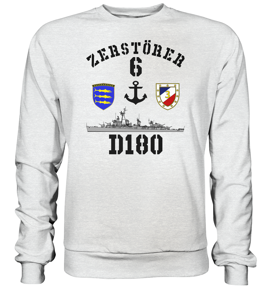 D180 ZERSTÖRER 6 Anker - Premium Sweatshirt