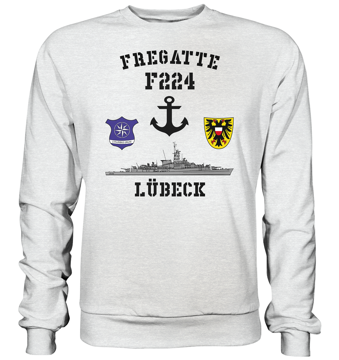 Fregatte F224 LÜBECK Anker - Premium Sweatshirt