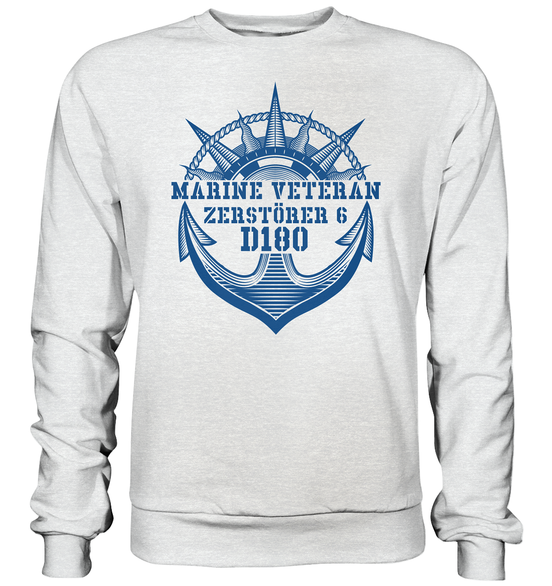 D180 ZERSTÖRER6 Marine Veteran - Premium Sweatshirt