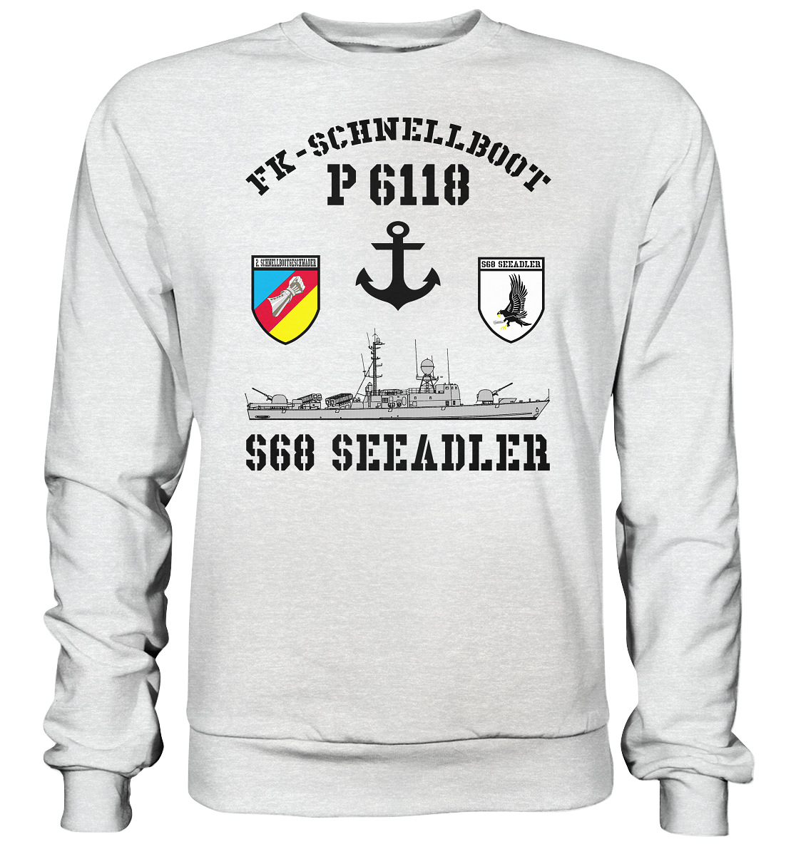 FK-Schnellboot P6118 SEEADLER 2.SG Anker - Premium Sweatshirt