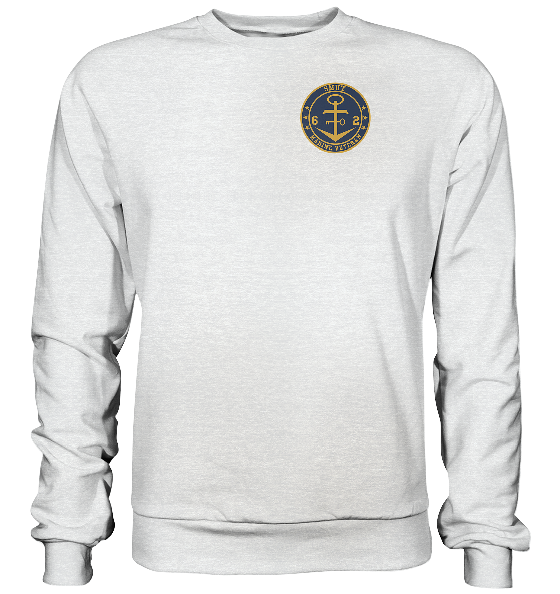 SMUT 62er Marine Veteran Brustlogo - Premium Sweatshirt
