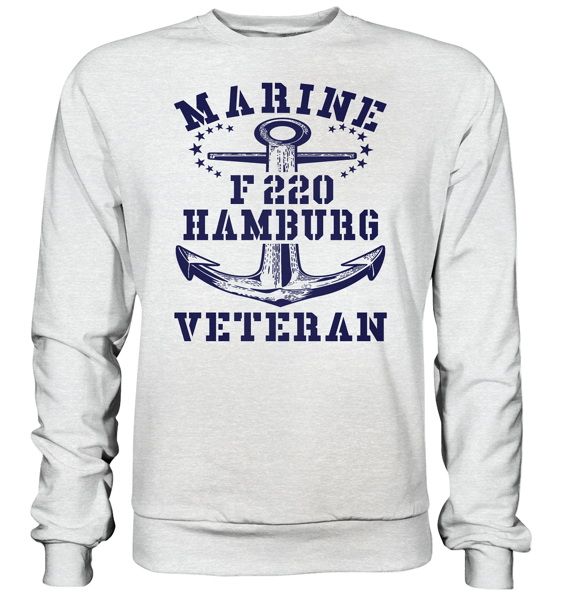 Fregatte F220 HAMBURG Marine Veteran - Premium Sweatshirt