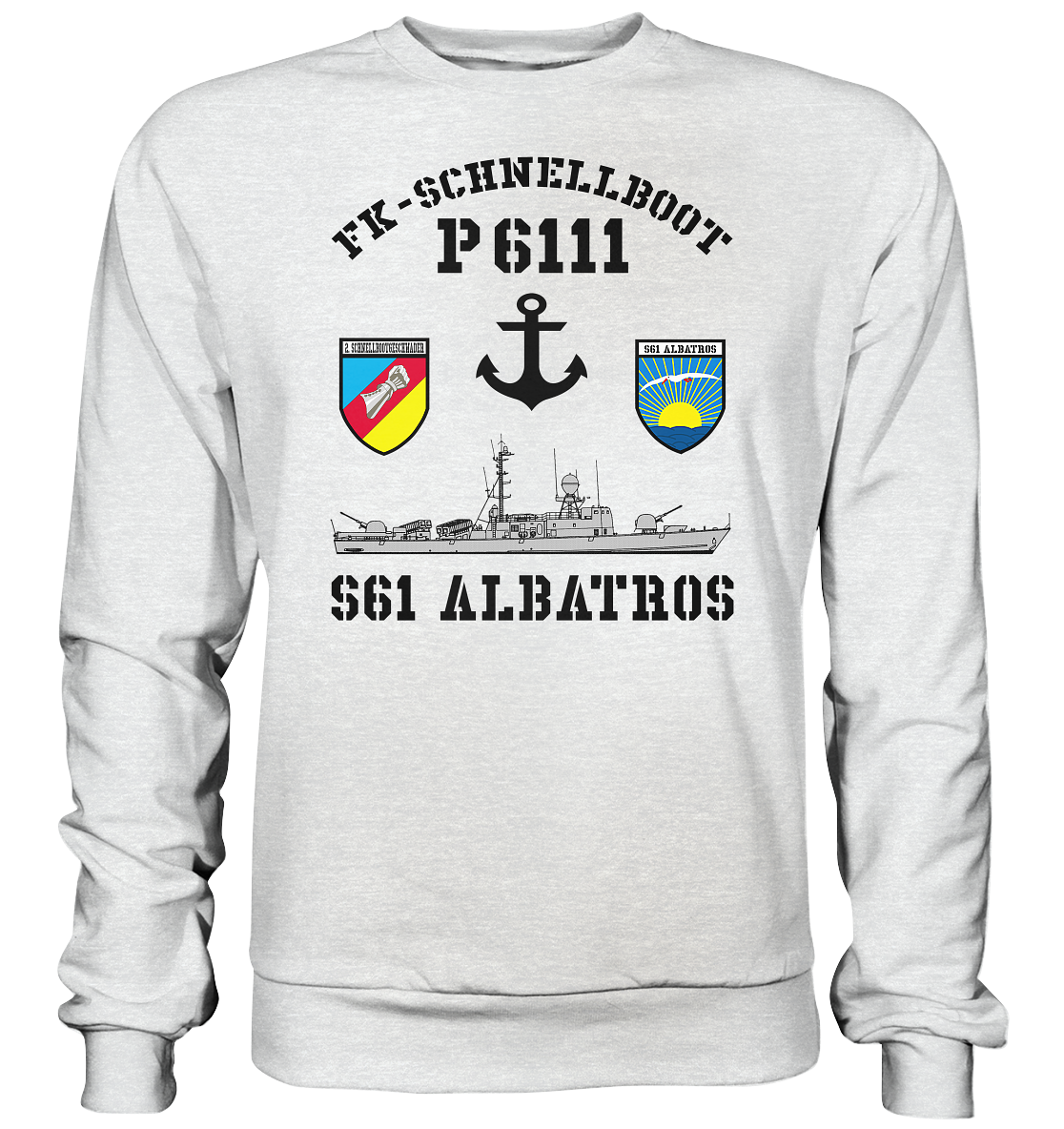 FK-Schnellboot P6111 ALBATROS 2.SG Anker - Premium Sweatshirt