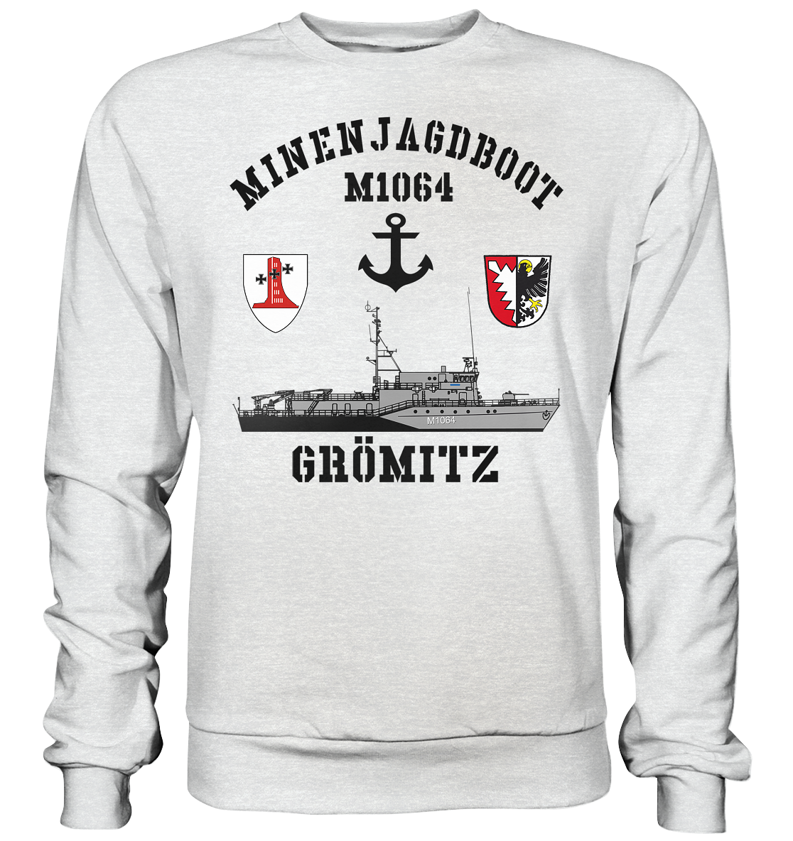 Mij.-Boot M1064 GRÖMITZ Anker 1.MSG - Premium Sweatshirt