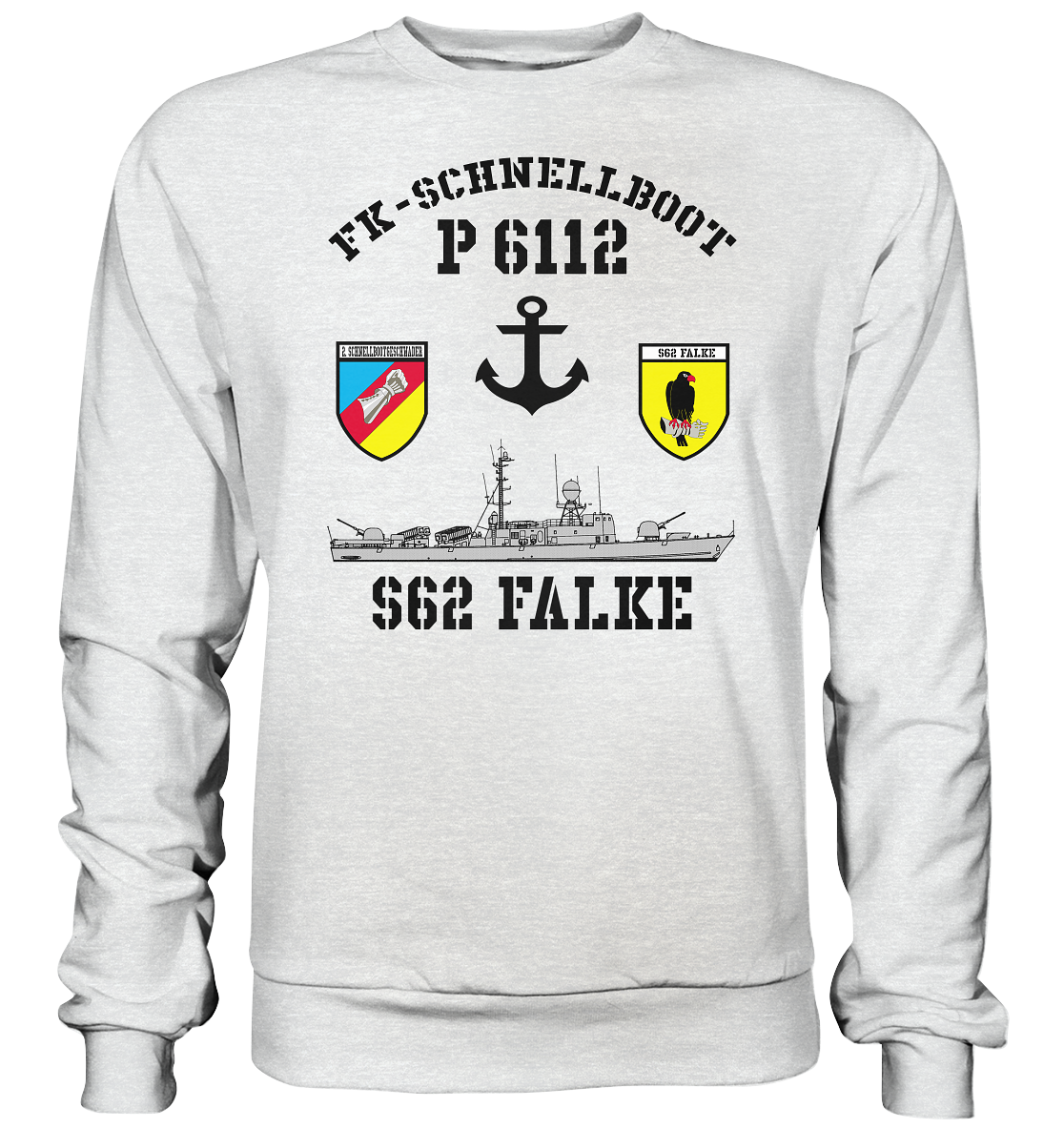FK-Schnellboot P6112 FALKE 2.SG Anker - Premium Sweatshirt