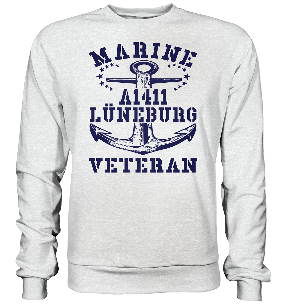 Troßschiff A1411 LÜNEBURG Marine Veteran - Premium Sweatshirt