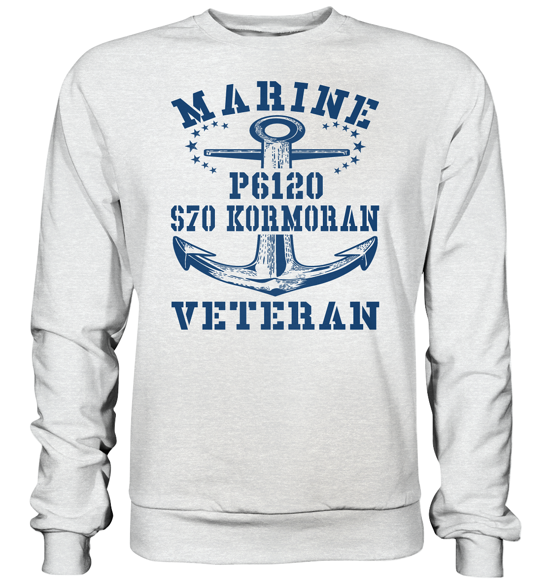 FK-Schnellboot P6120 KORMORAN Marine Veteran - Premium Sweatshirt