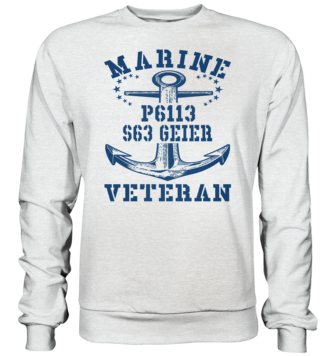 FK-Schnellboot P6113 GEIER Marine Veteran - Premium Sweatshirt
