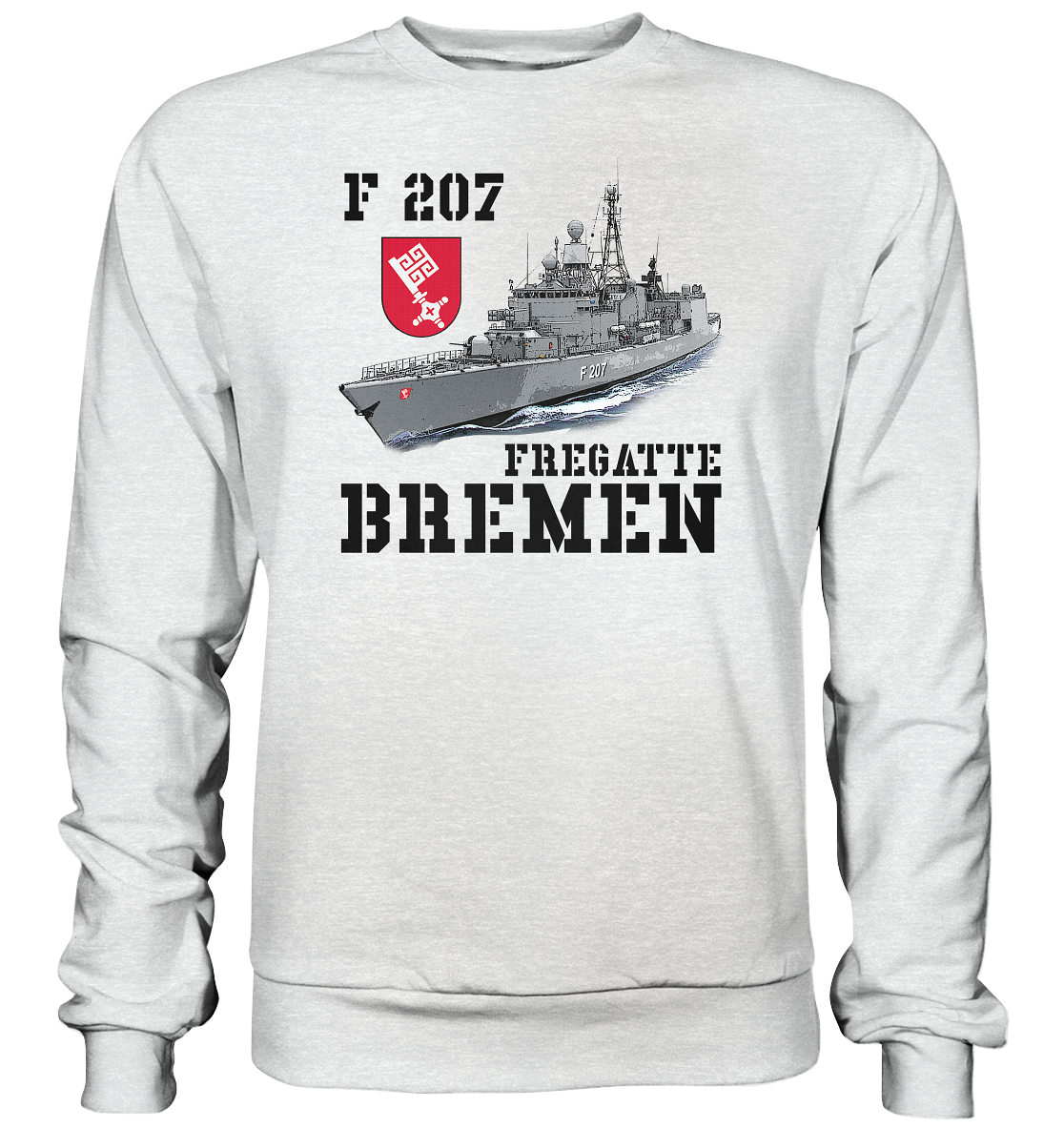 F207 Fregatte BREMEN - Premium Sweatshirt