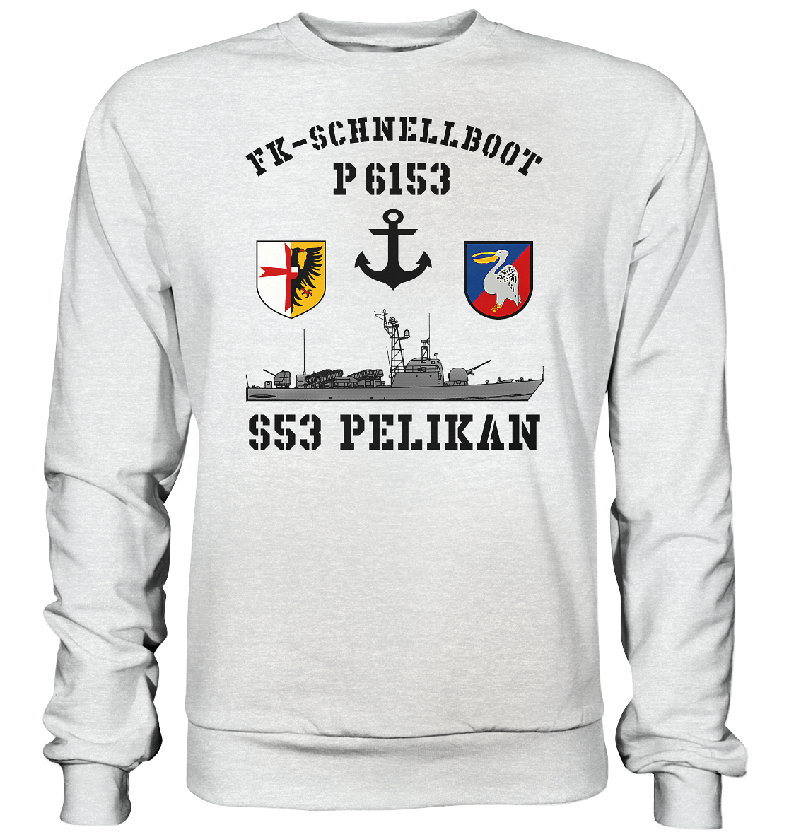 FK-Schnellboot P6153 PELIKAN Anker - Premium Sweatshirt