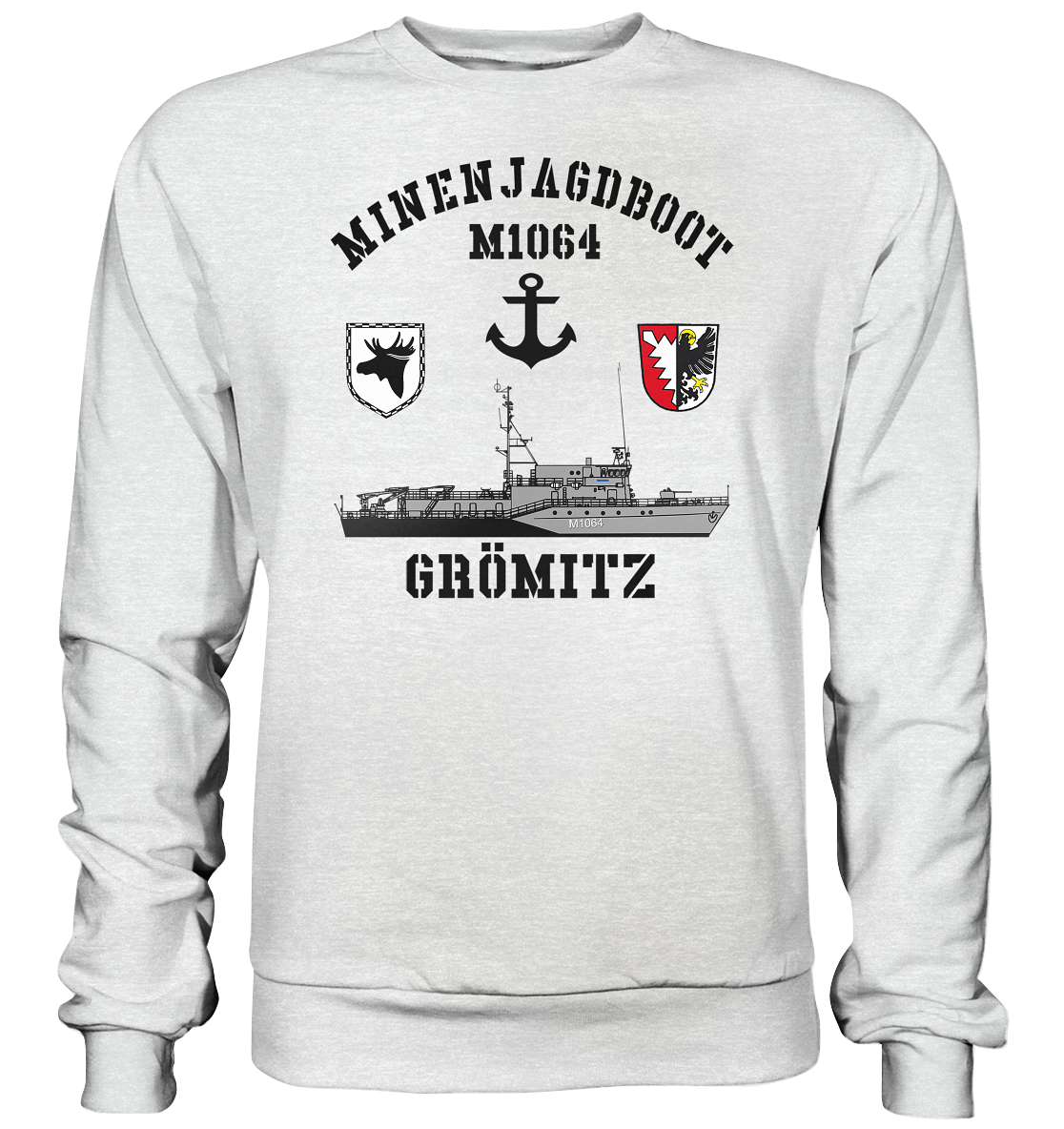 Mij.-Boot M1064 GRÖMITZ Anker 3.MSG - Premium Sweatshirt