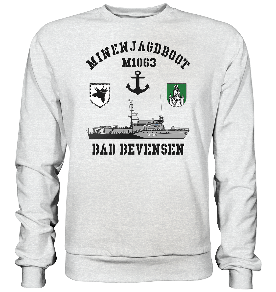Mij.-Boot M1063 BAD BEVENSEN Anker 3.MSG - Premium Sweatshirt