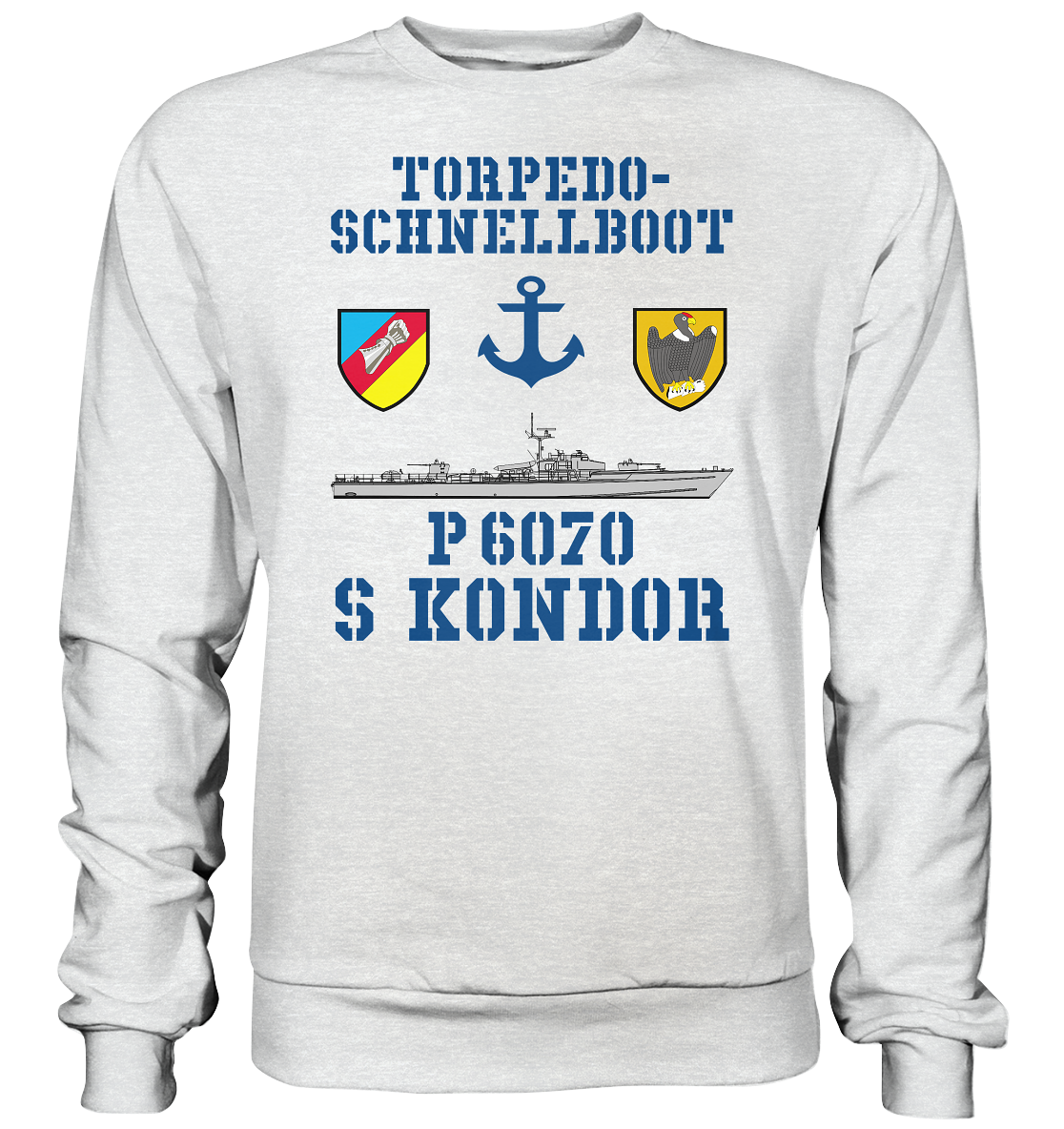 Torpedo-Schnellboot P6070 KONDOR Anker - Premium Sweatshirt