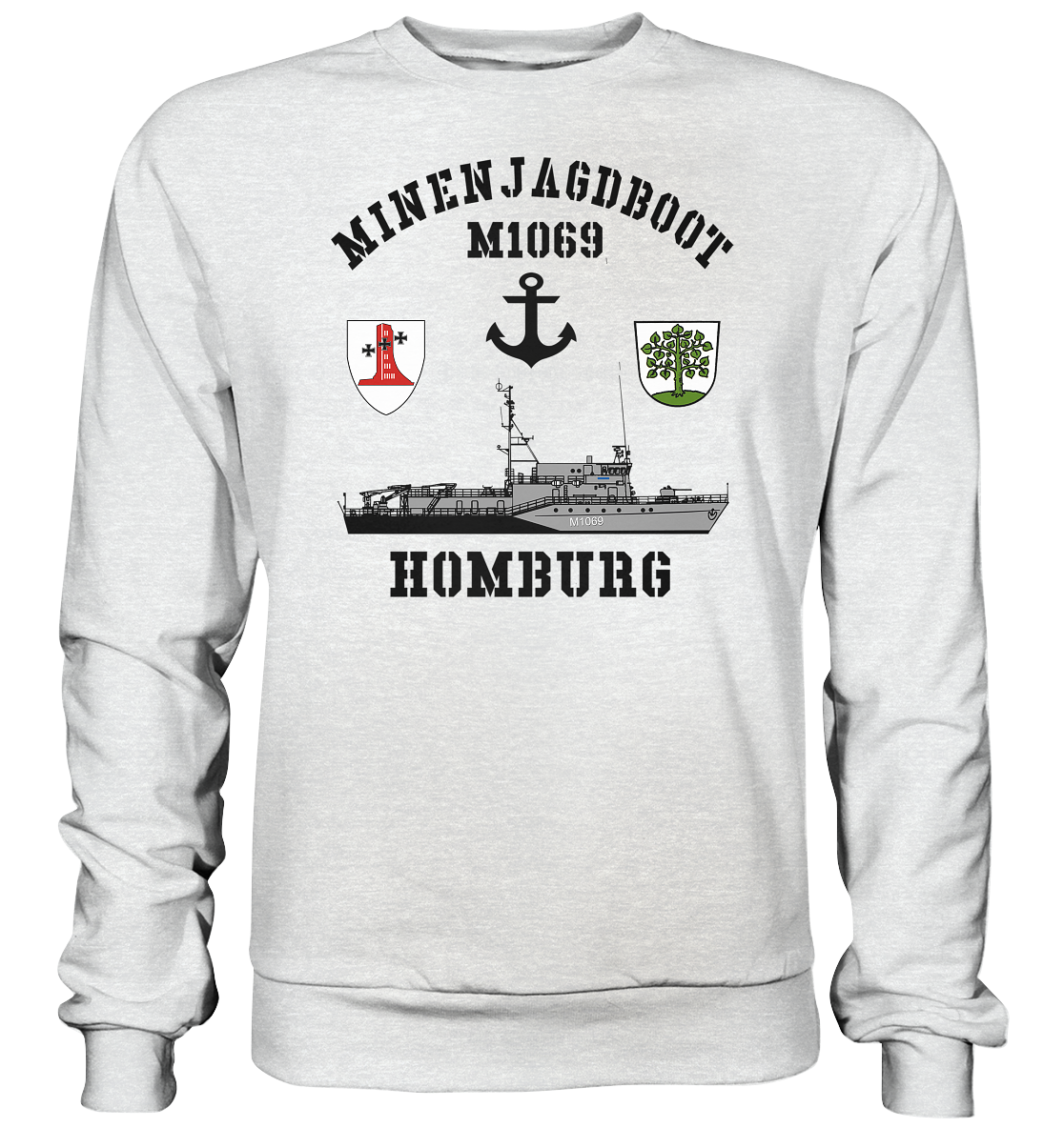 Mij.-Boot M1069 HOMBURG Anker 1.MSG - Premium Sweatshirt