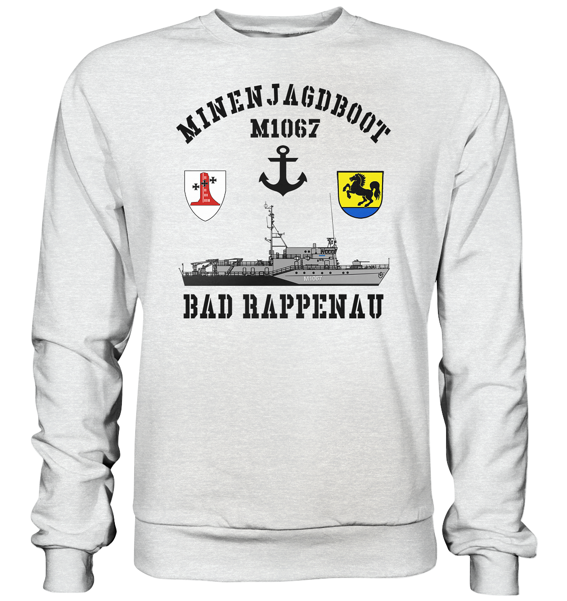 Mij.-Boot M1067 BAD RAPPENAU Anker 1.MSG - Premium Sweatshirt