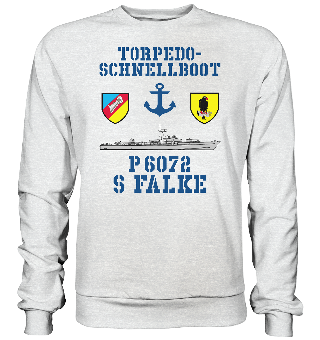 Torpedo-Schnellboot P6072 FALKE Anker - Premium Sweatshirt