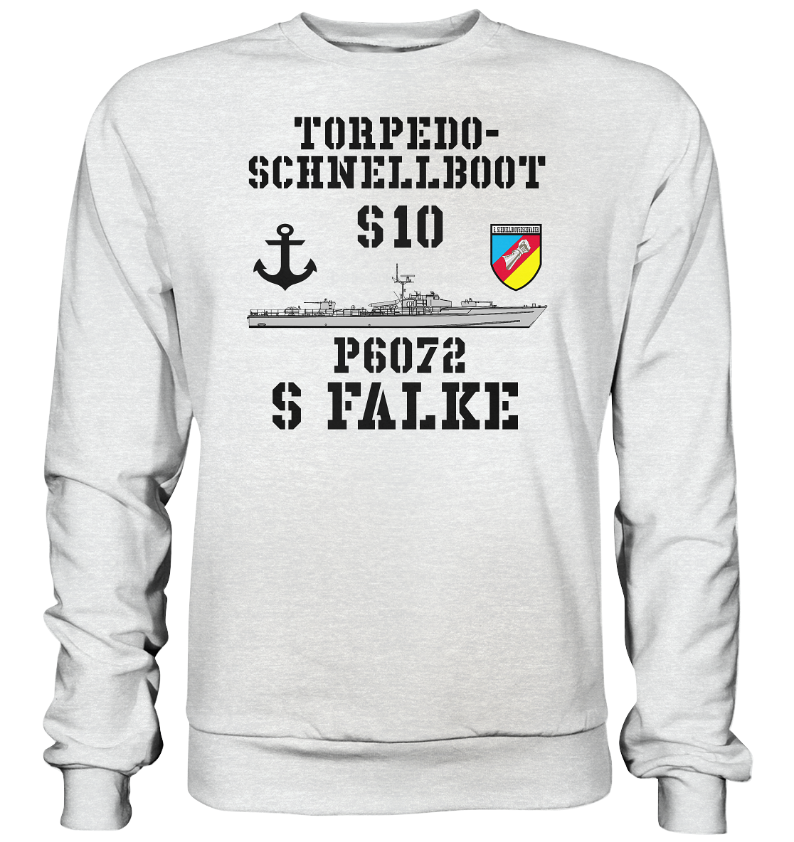 Torpedo-Schnellboot S10 P6072 FALKE Anker - Premium Sweatshirt