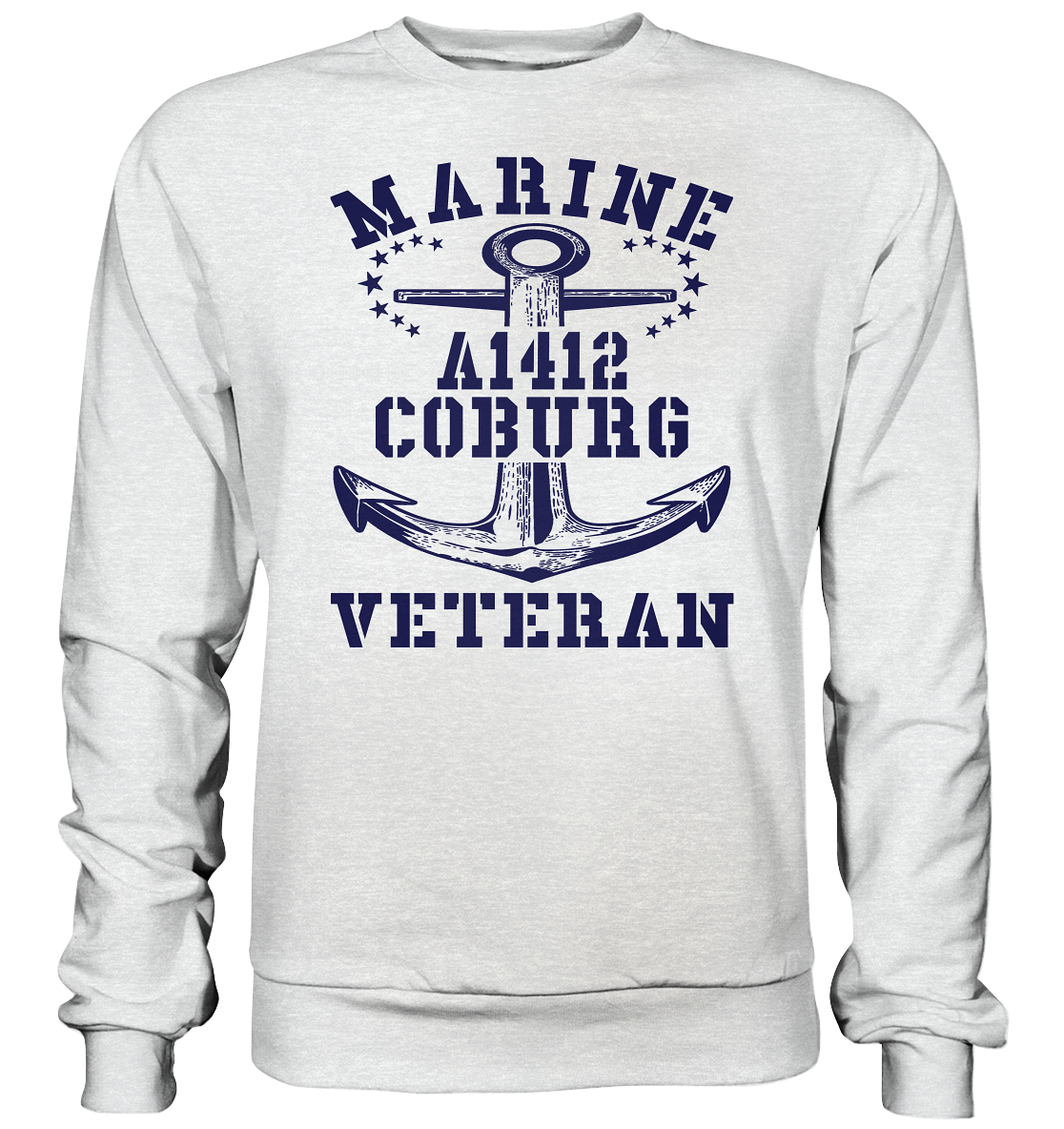 Troßschiff A1412 COBURG Marine Veteran - Premium Sweatshirt