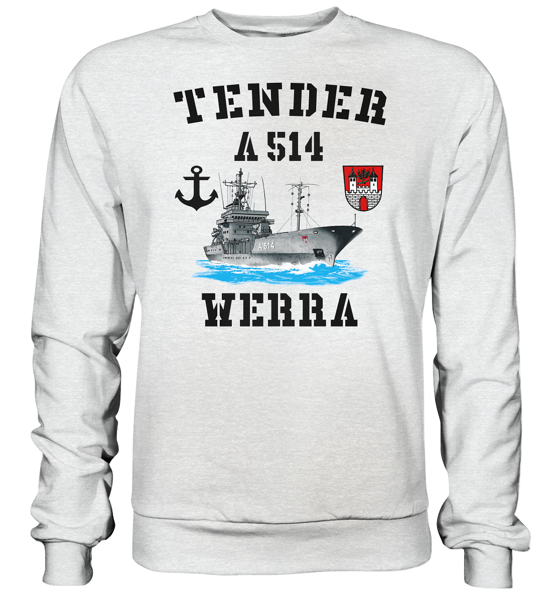 Tender A514 WERRA Anker - Premium Sweatshirt