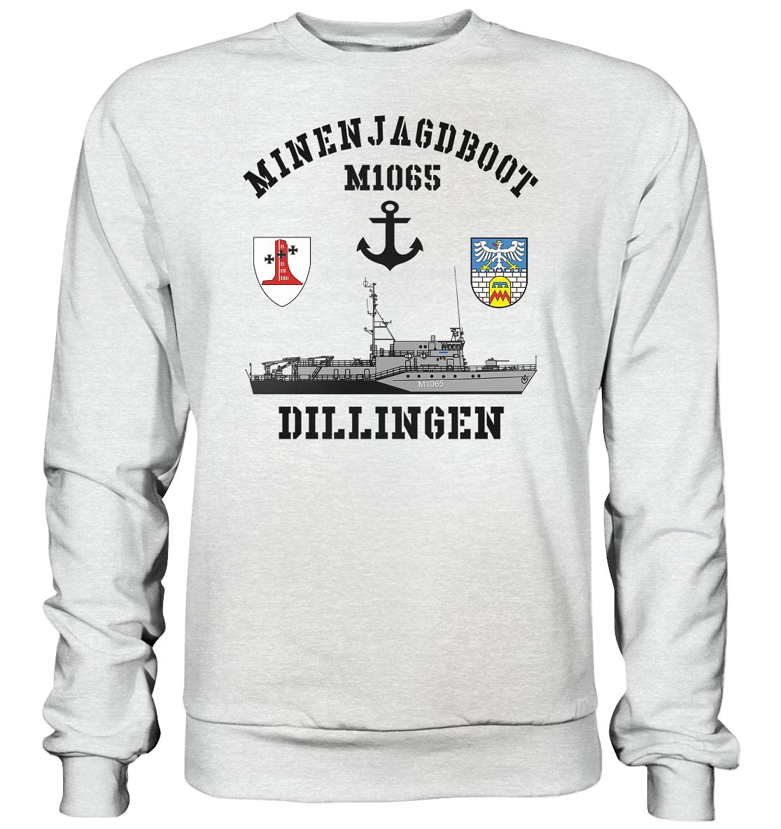 Mij.-Boot M1065 DILLINGEN Anker 1.MSG - Premium Sweatshirt