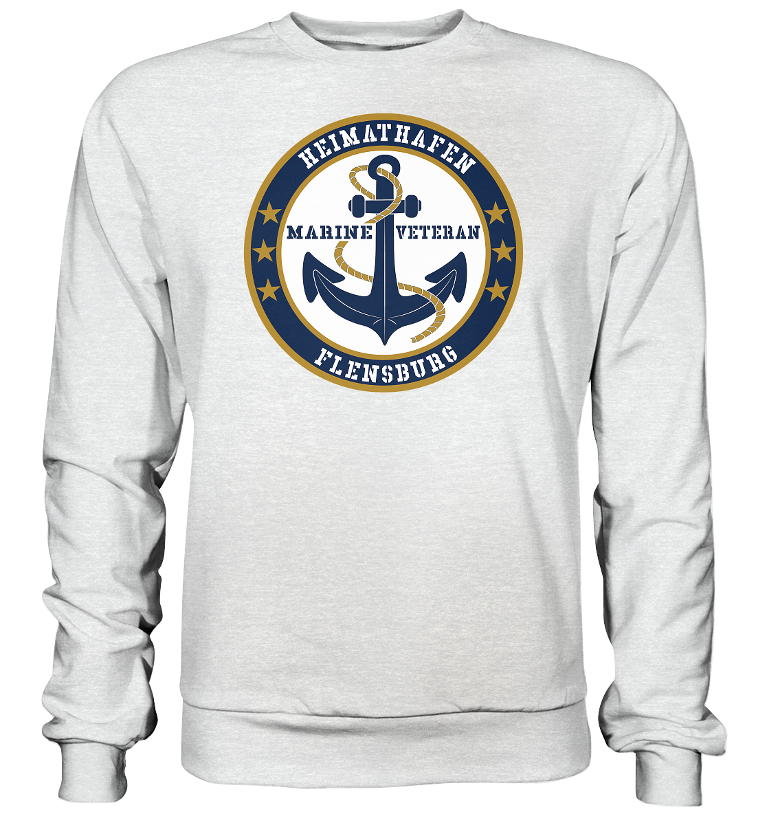 Marine Veteran Heimathafen FLENSBURG - Premium Sweatshirt