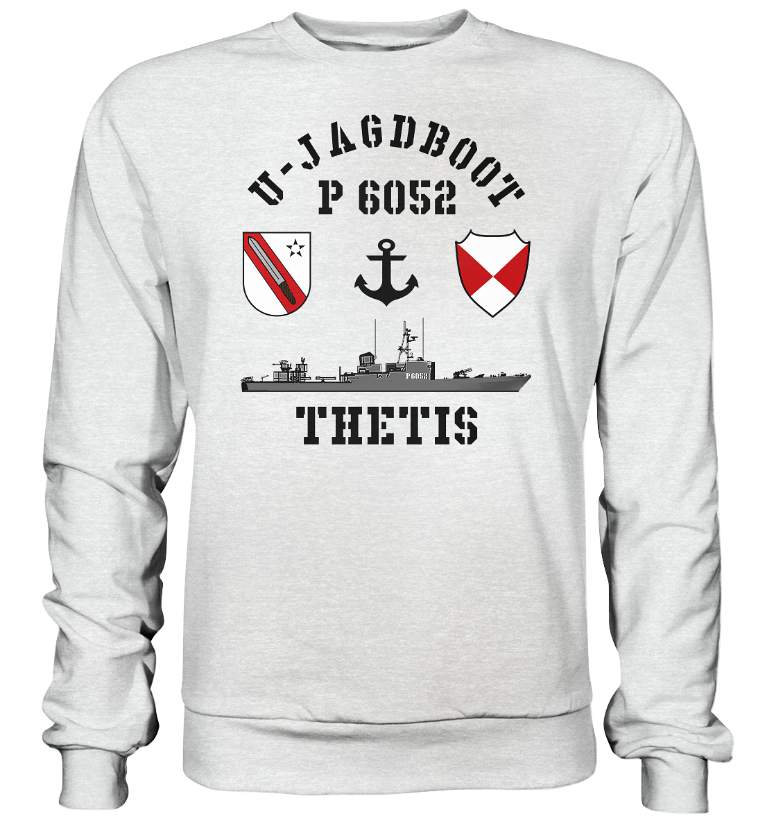 U-Jagdboot P6052 THETIS Anker - Premium Sweatshirt
