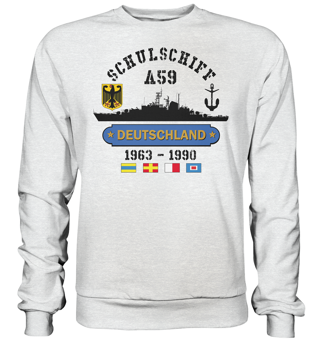 Schulschiff A59 DEUTSCHLAND - Premium Sweatshirt