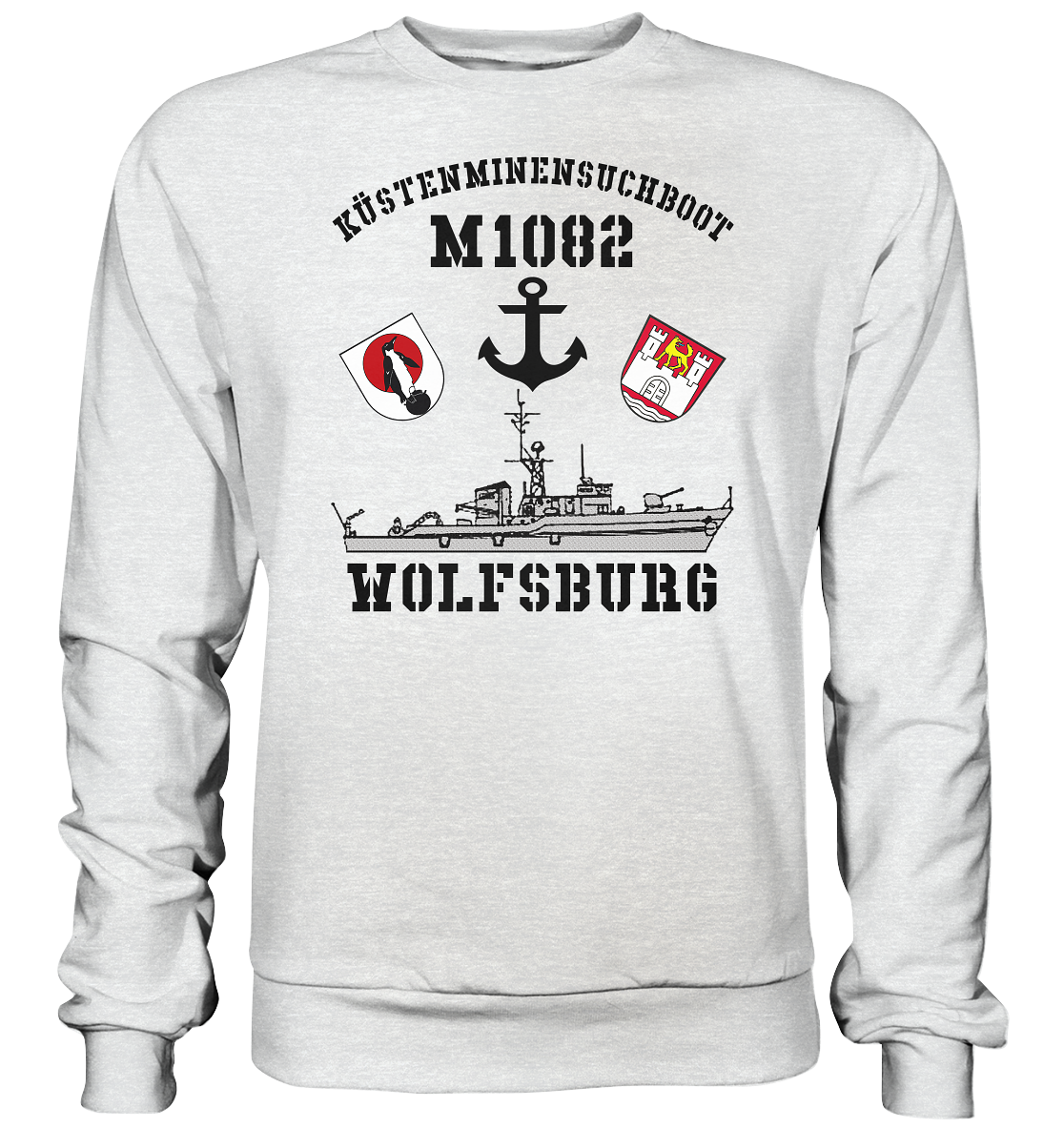 KM-Boot M1082 WOLFSBURG Anker - Premium Sweatshirt