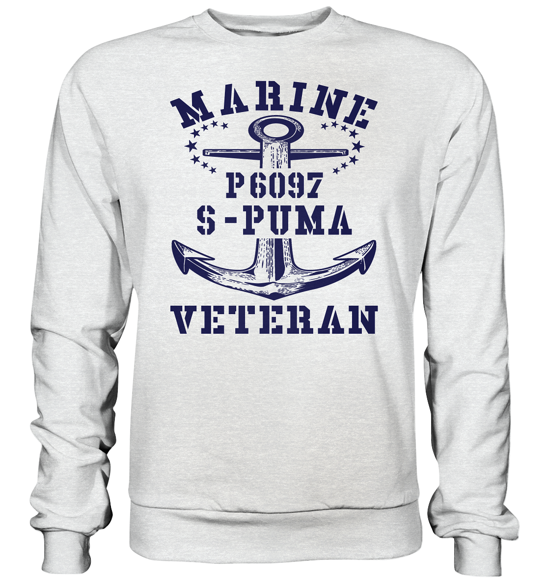 P6097 S-PUMA Marine Veteran - Premium Sweatshirt