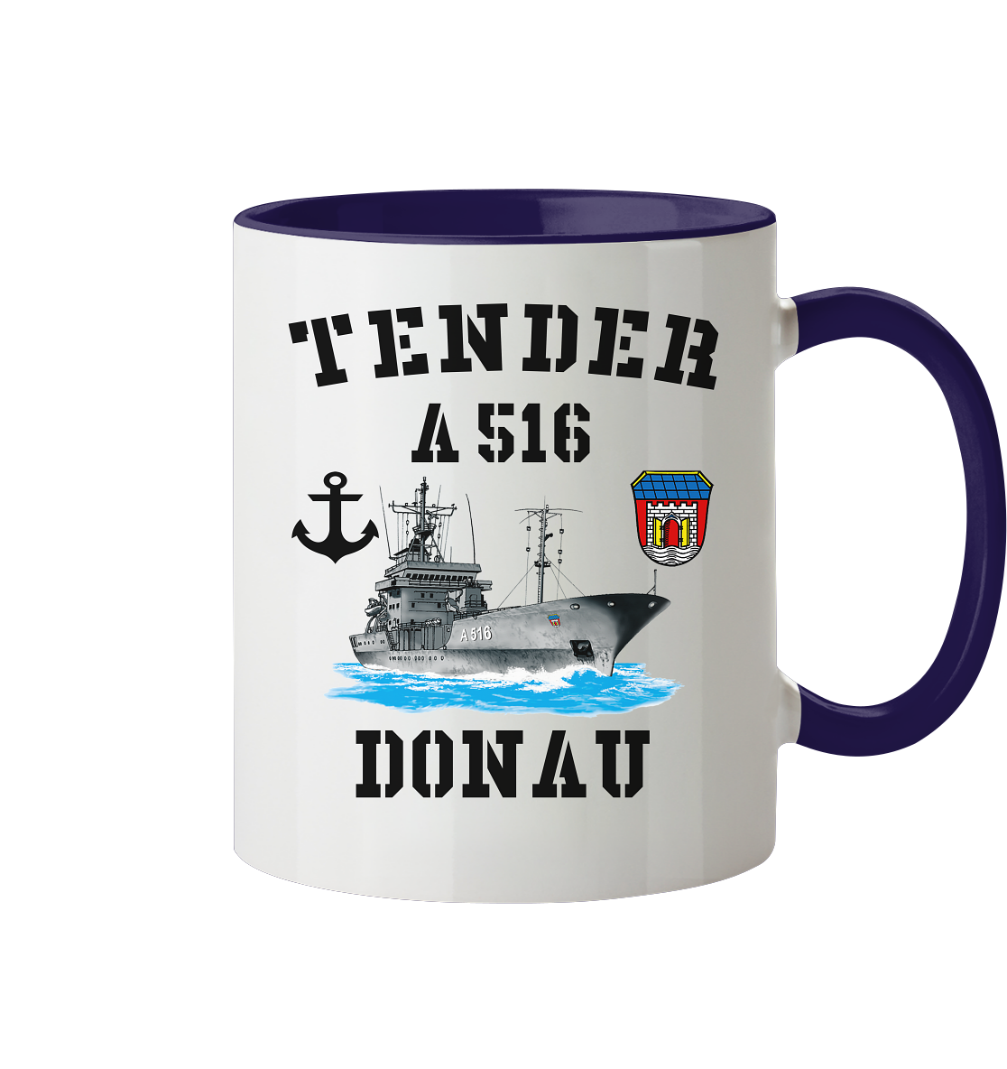 Tender A516 DONAU Anker - Tasse zweifarbig
