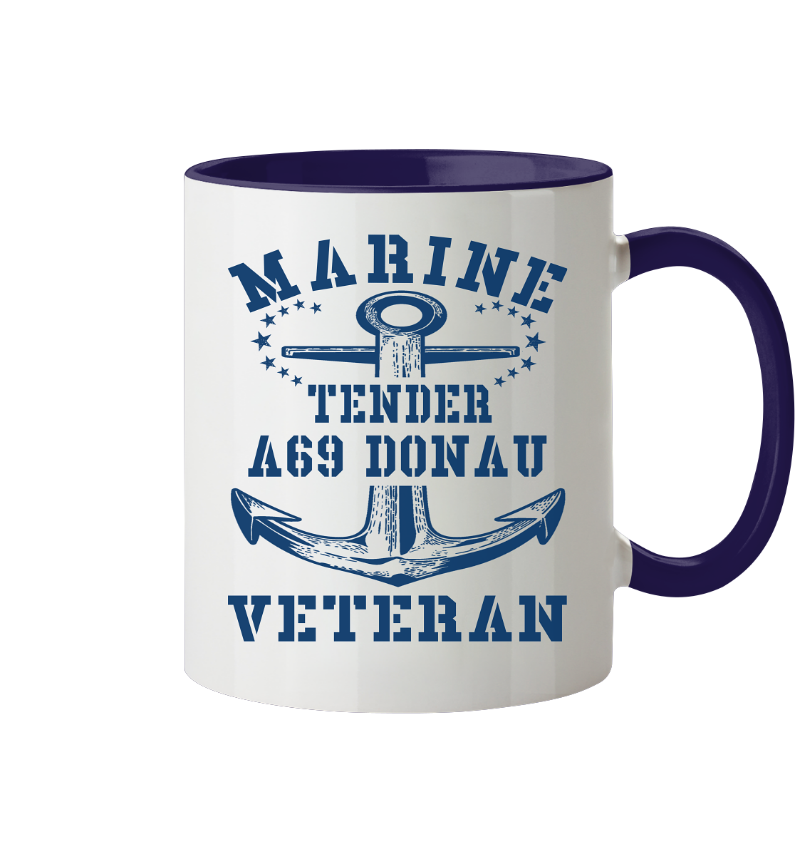Tender A69 DONAU Marine Veteran - Tasse zweifarbig